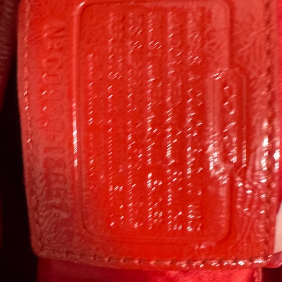 Red Poppy Coach Tote Bag - Picture 6 of 7